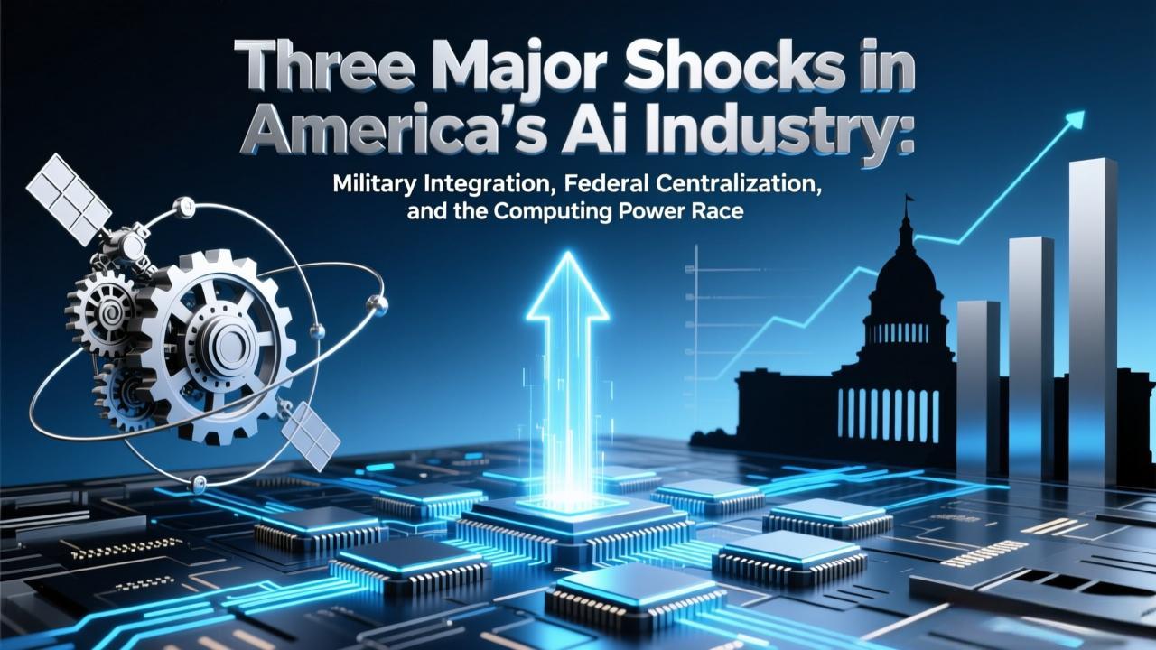 Three Major Shocks in America’s AI Industry Recently: Military Integration, Federal Centralization, and the Computing Power Race Reshaping the Pattern