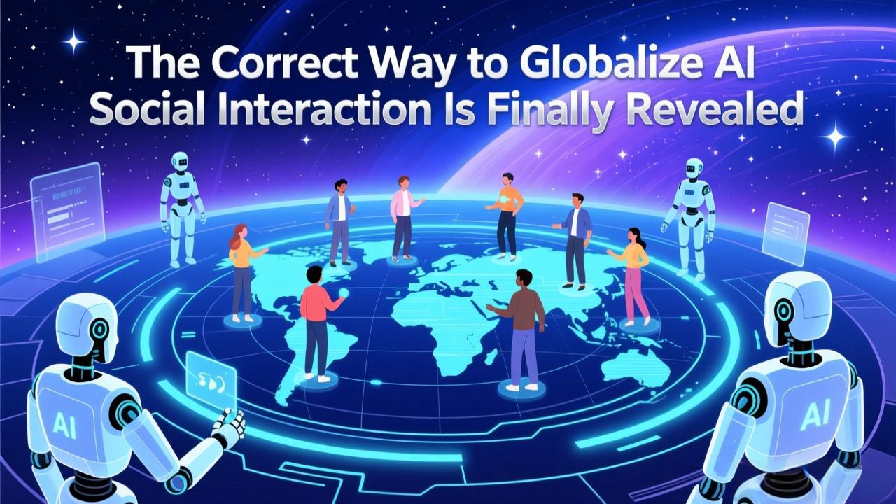 The Correct Way to Globalize AI Social Interaction Is Finally Revealed
